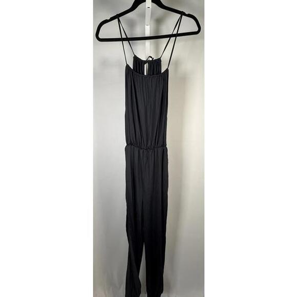 NWT Halara Sleeveless Cut Out Cool Touch Black Jumpsuit-UPF50+ Size XS - Picture 4 of 7